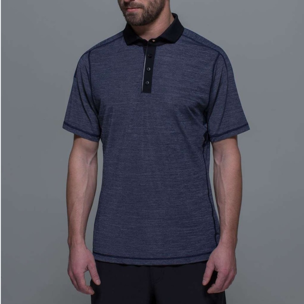 Lululemon Assert Polo
Heathered Inkwell / Black Men's Navy Polo Shirt